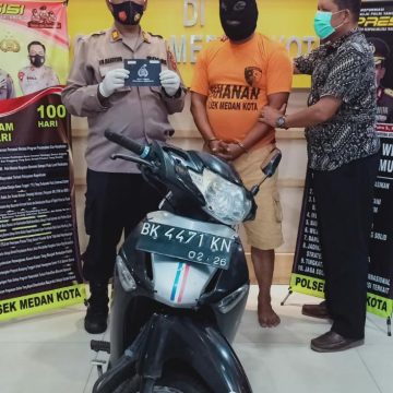 Pencuri Sepeda Motor Ditangkap Di Medan Kota