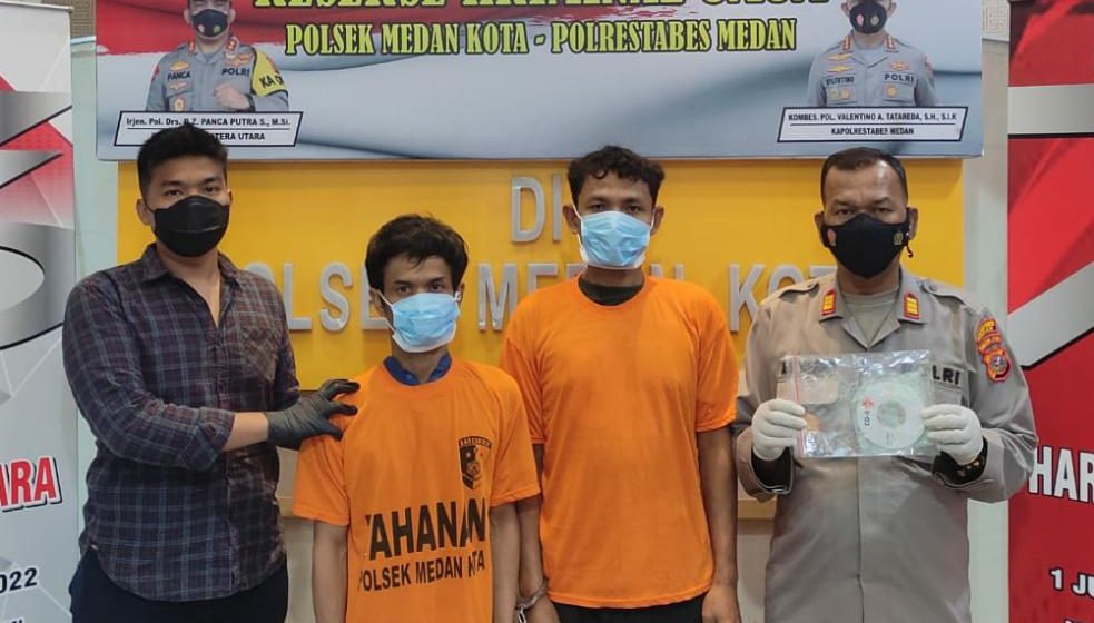 Polisi Meringkus Dua Pelaku Pencuri Pagar Mesjid Raya Medan