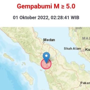 Gempa Di Tapanuli Akibat Aktivitas Sesar Besar Sumatra Segmen Renun