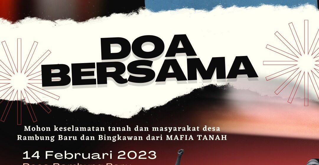 Kelompok Tani Lepar Lau Tengah Melakukan Doa Keselamatan Dan Ritual, Usir Mafia Tanah