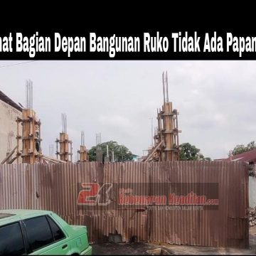 Tujuh Unit Bangunan Ruko Diduga Tidak Mempunyai Izin Persetujuan Bangunan Gedung ( PBG )