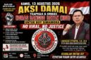 Aksi Damai HBB bersama TGAPH&K di Polda Sumatera Utara, mendesak pengungkapan secara transparan atas misteri kematian Boy Simamora di Tapanuli Tengah serta meminta kepastian hukum bagi keluarga korban.