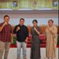 Foto : Ketum HBB DPP Lamsiang  Sitompul, SH,MH, Ketua Panitia Mubes  Tomson M Parapat , SH,MH , Beserta Pengurus Kepanitian MubesHBB